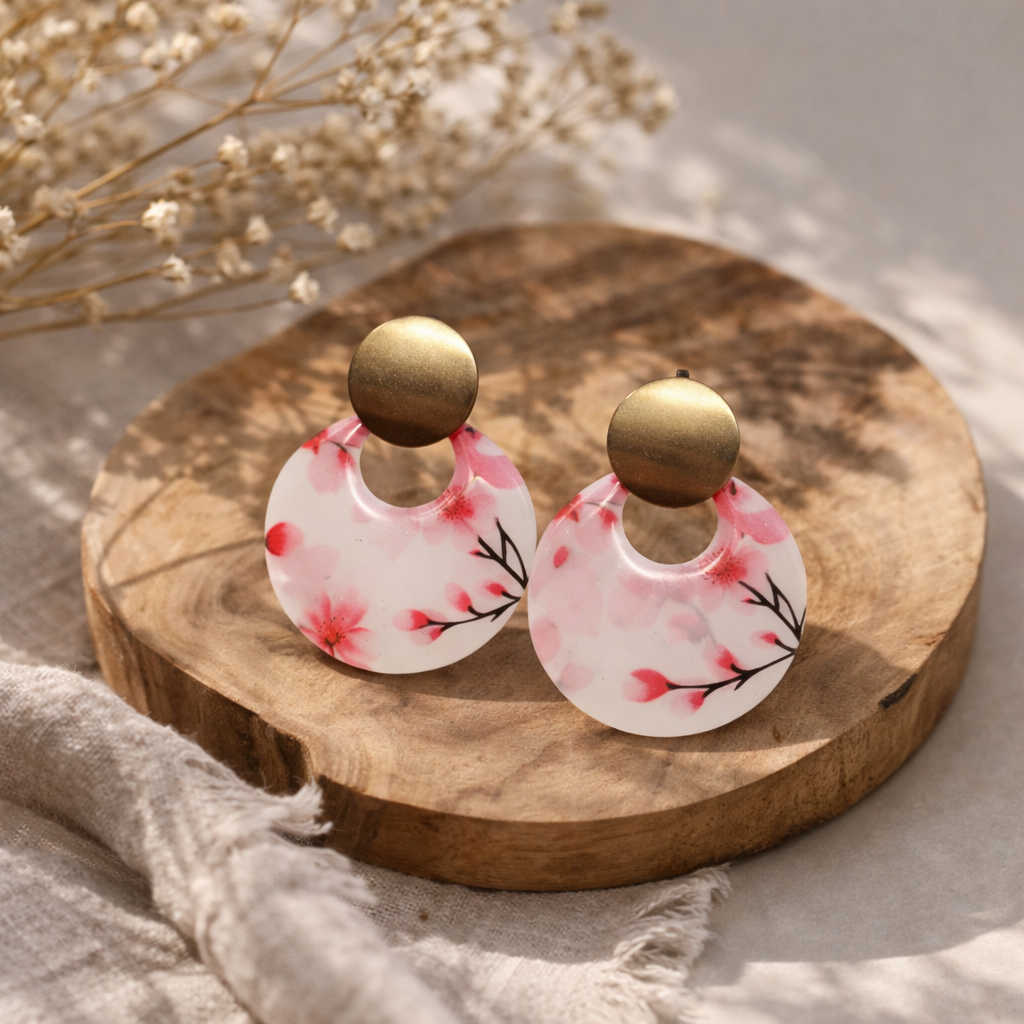Boucles d’oreilles en bois personnalisées – Légères & tendance Note de musique ✨