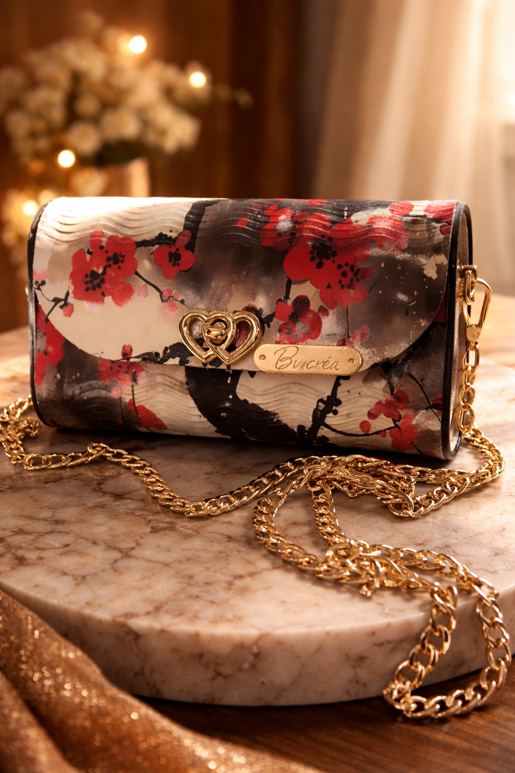 👜 Sac en bois personnalisé – Élégance Sakura