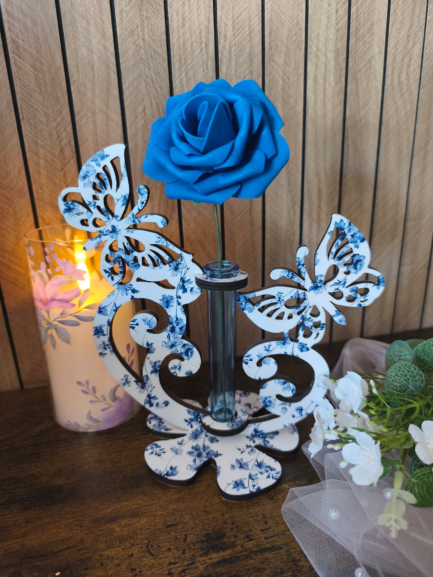 SOLIFLEUR PAPILLON – EN BOIS PERSONNALISÉ