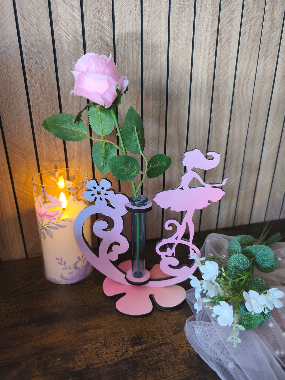 SOLIFLEUR PAPILLON – EN BOIS PERSONNALISÉ