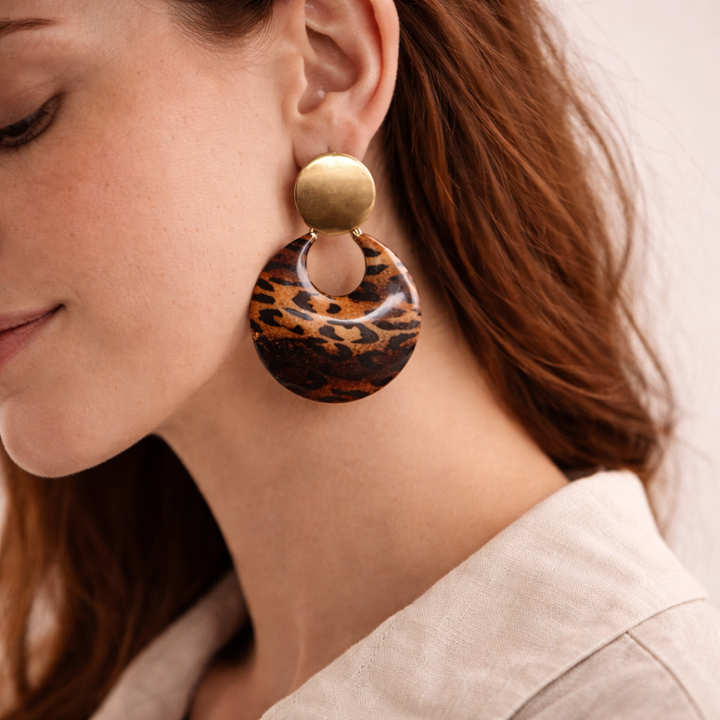 Boucles d’oreilles en bois personnalisées – Légères & tendance Note de musique ✨