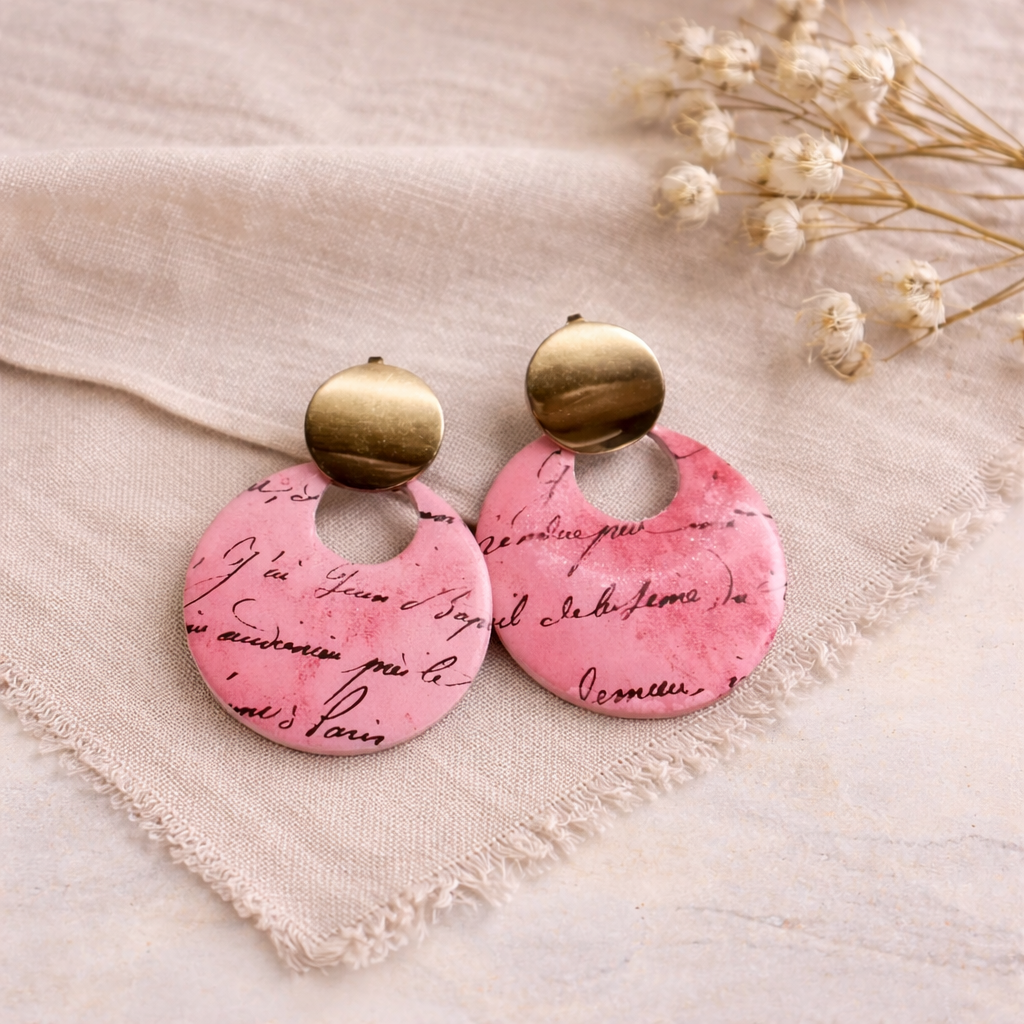 Boucles d’oreilles en bois personnalisées – Légères & tendance Note de musique ✨